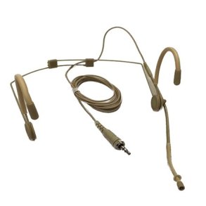 Scanmic HS8011-C3 Headset med Sennheiser 3,5mm Minijack omlber stik (Kugle) - Beige