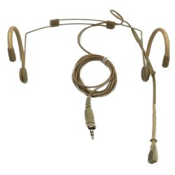 Scanmic HS8013-C3 Headset med Sennheiser 3,5mm Minijack omlber stik (Nyre) - Beige