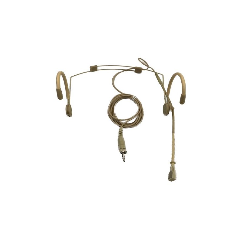 Scanmic HS8013-C3 Headset med 3,5mm Minijack omlber stik (Nyre) - Beige