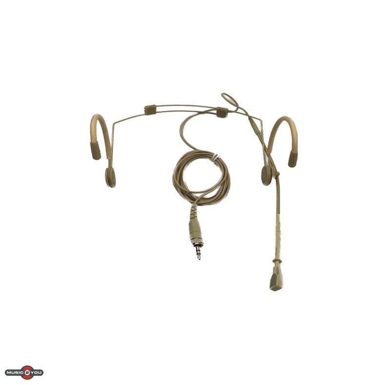 Scanmic HS8013-C3 Headset med Sennheiser 3,5mm Minijack omlber stik (Nyre) - Beige