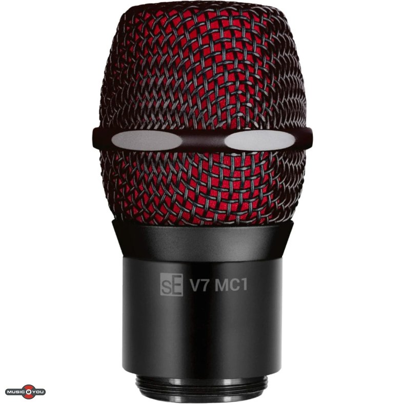 SE Electronics V7 MC1 Supercardioid Mikrofon hoved til Shure Tr�dl�s System - Sort