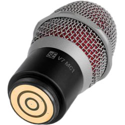 SE Electronics V7 MC1 Supercardioid Mikrofon hoved til Shure Tr�dl�s System - Sort/S�lv