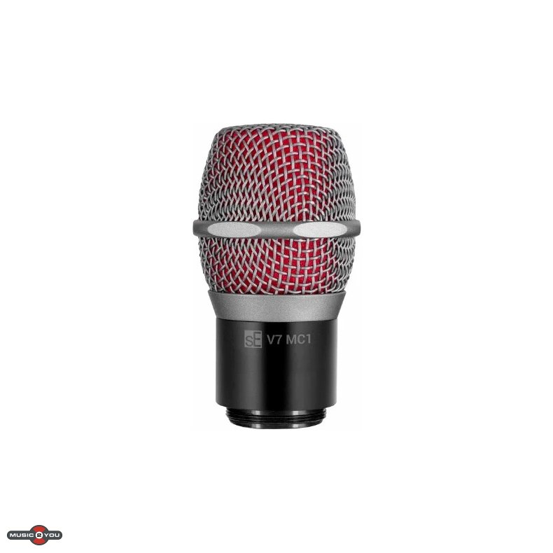 SE Electronics V7 MC1 Supercardioid Mikrofon hoved til Shure Tr�dl�s System - Sort/S�lv