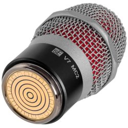 SE Electronics V7 MC2 Supercardioid Mikrofon hoved til Sennheiser Tr�dl�s System - Sort/S�lv