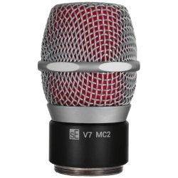 SE Electronics V7 MC2 Supercardioid Mikrofon hoved til Sennheiser Tr�dl�s System - Sort/S�lv