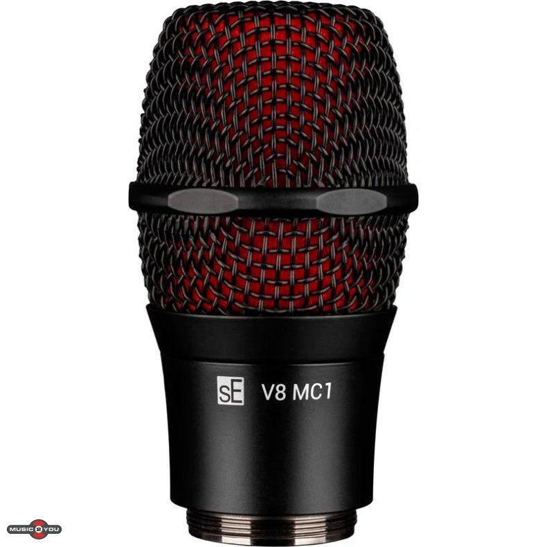 SE Electronics V8 MC1 Supercardioid Mikrofon hoved til Shure Tr�dl�s System - Sort
