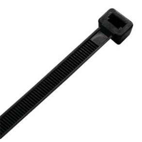 Stribs / Kabelbinder 4,8 x 370 mm - 100 stk. pose - Sort