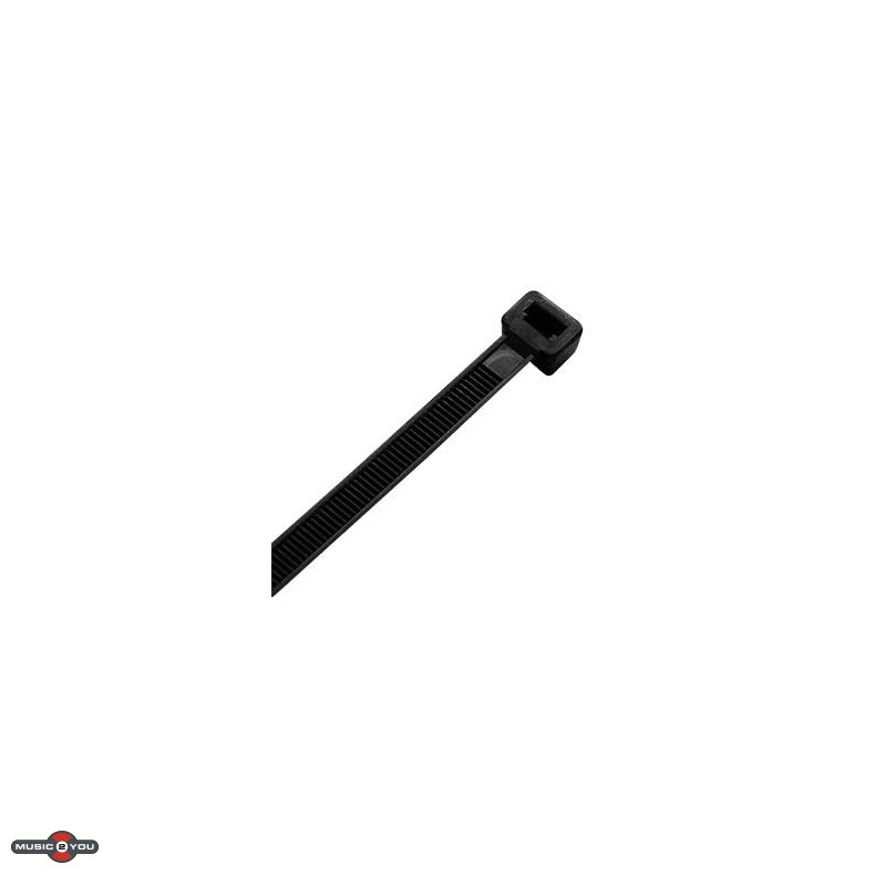 Stribs / Kabelbinder 3,6 x 370 mm - 100 stk. pose - Sort