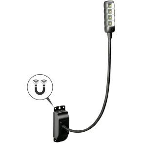 AH SLED 1 B ULTRA Svanehals lampe LED med magnetisk base