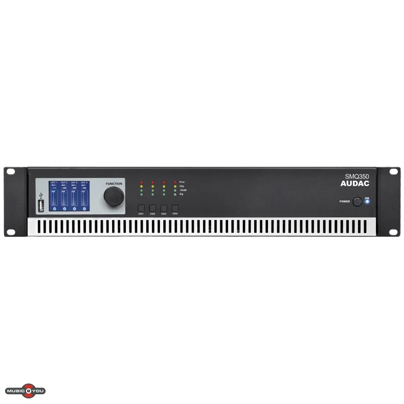 Audac SMQ350 Forstrker 4x350W 4 Ohm