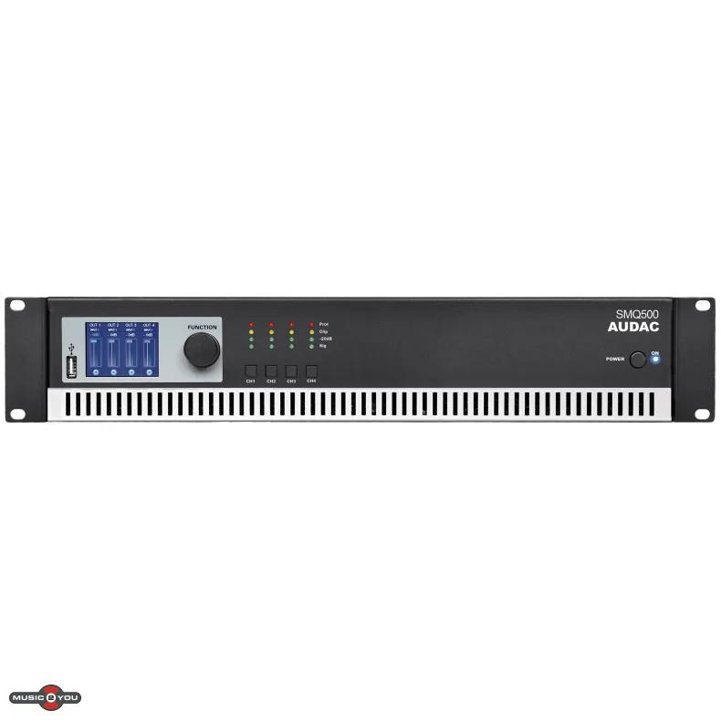 Audac SMQ500 Forstrker 4x500W 4 Ohm