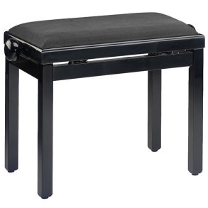 Stagg Klaverbnk - Hjglans Sort / Sort Fljl