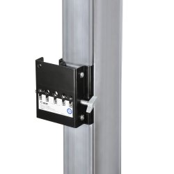 AH TENTCLAMP B Justerbar telt beslag - Sort