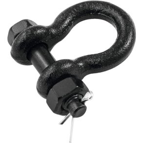 Safetex Sj�kel 1T med bolt og m�trik - Sort