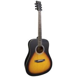 Santana LA-90-V2 - Western guitar - Black Sunburst