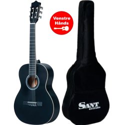 Sant Guitars CJ-36L SBK V2 - 3/4 Spansk Brne guitar - Sort  - Venstrehnds