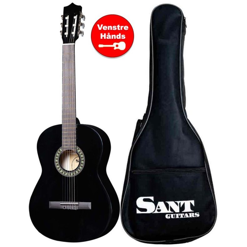 Sant Guitars CL-50L-BK Spansk Guitar - Venstrehnds