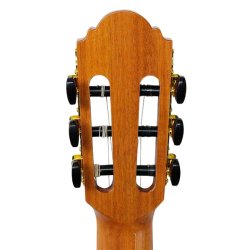 Santana B8 EQ CW v2 venstreh�nds klassisk 4/4 guitar med pickup og tuner - Natur