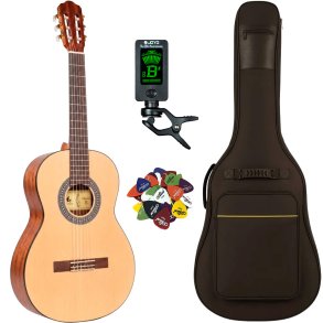 Santana Classical 18 Klassisk guitar 4/4 - Pakke - Nature