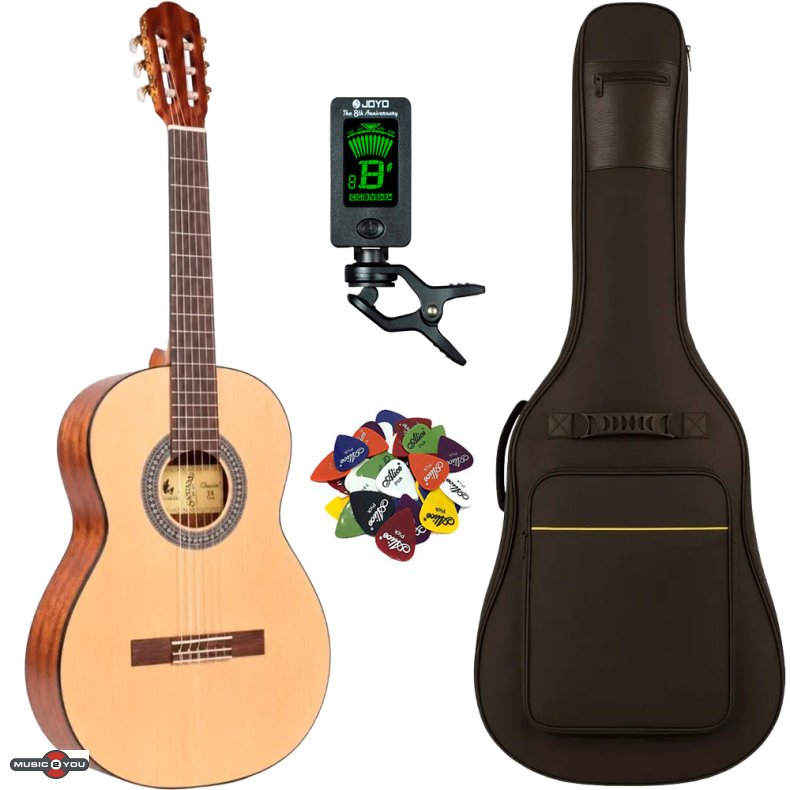 Santana Classical 18 Klassisk guitar 4/4 - Pakke - Nature
