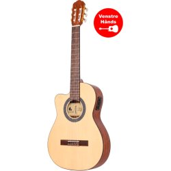 Santana Classical 20 Spansk klassisk 4/4 guitar med pickup og tuner - Nature - Venstreh�nds