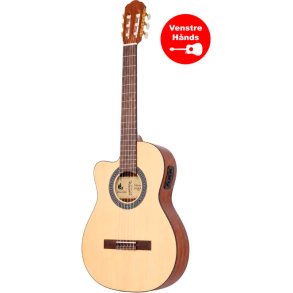 Santana Classical 20 Spansk klassisk 4/4 guitar med pickup og tuner - Nature - Venstreh�nds