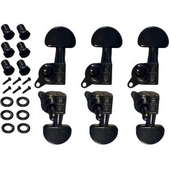 Mekanikst til western Guitar 3+3 - Sort