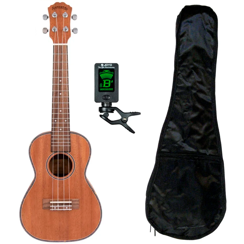 Santana U4 C Concert Ukulele inkl. Gigbag og Tuner