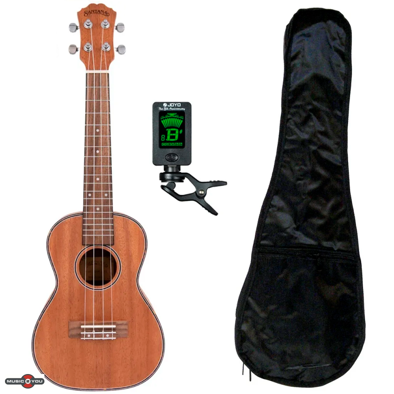 Santana U4 C Concert Ukulele inkl. Gigbag og Tuner