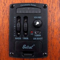 Santana U6 C Concert Ukulele med pickup inkl. Gigbag