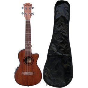 Santana U6 C Concert Ukulele med pickup inkl. Gigbag
