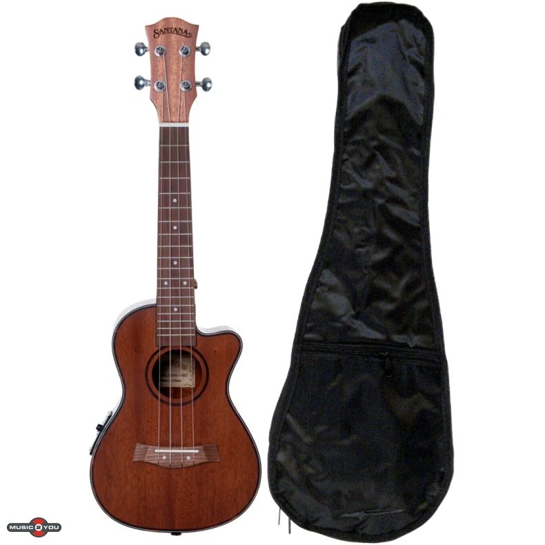 Santana U6 C Concert Ukulele med pickup inkl. Gigbag