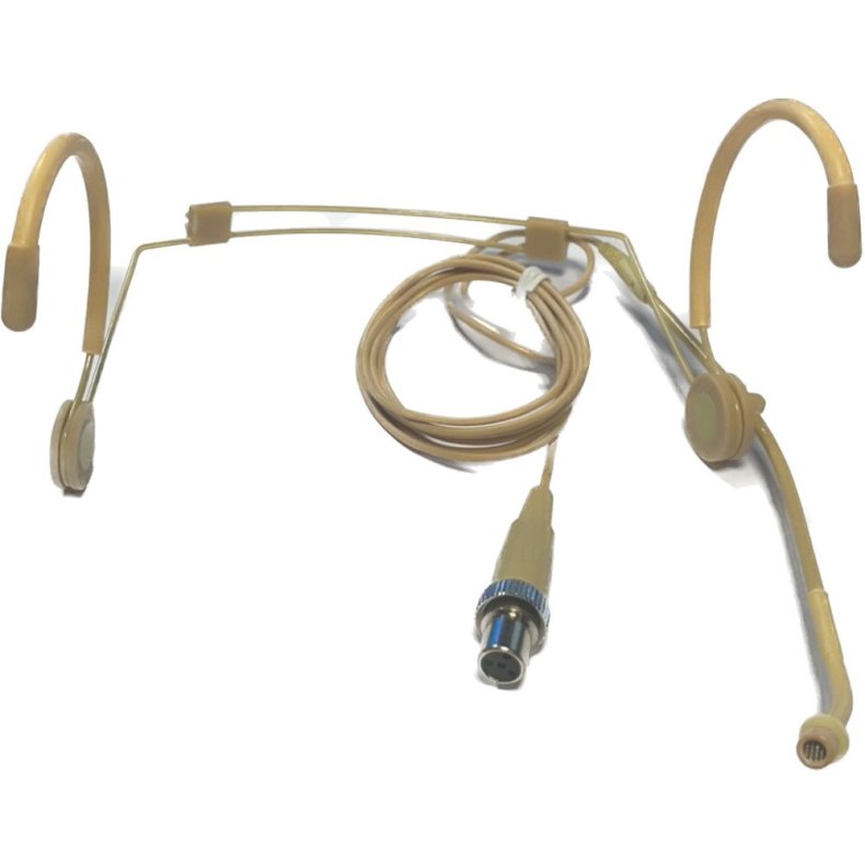 Scanmic HS8011-C4 Headset med 4pol Mini XLR stik (Kugle) - Beige