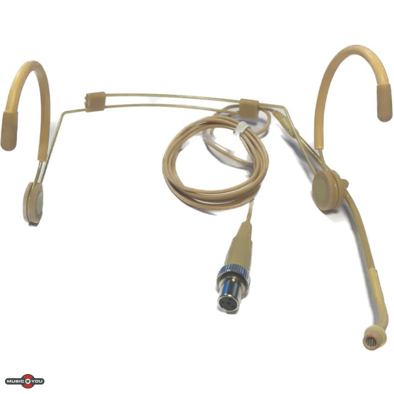 Scanmic HS8011-C4 Headset med Mipro 4pol Mini XLR stik (Kugle) - Beige