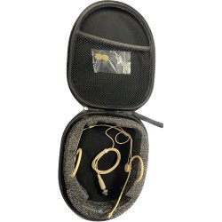 Scanmic HS8011-C4 Headset med Mipro 4pol Mini XLR stik (Kugle) - Beige