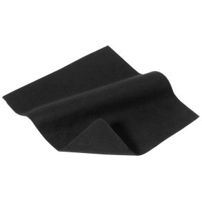 Molton 300g/m� B:40 cm - Sort (Meterm�l)