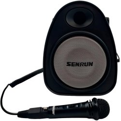 Senrun EP280 Batteri Hjttaler med kablet mikrofon og taske