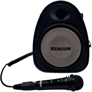 Senrun EP280 Batteri Hjttaler med kablet mikrofon og taske
