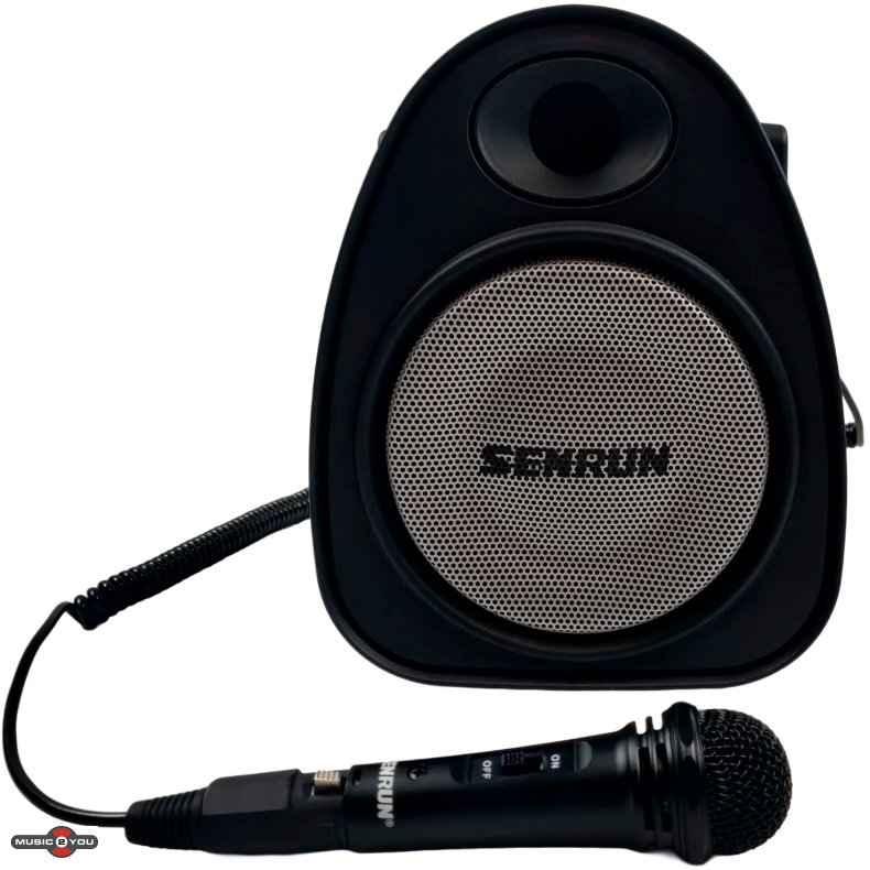 Senrun EP280 Batteri Hjttaler med kablet mikrofon og taske