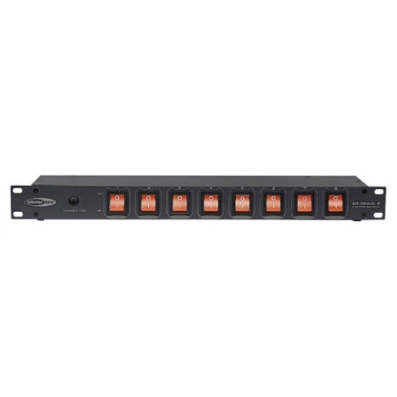 Showtec DJ-Switch 8 - Tnd/Sluk panel - 19"/1Unit