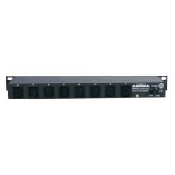 Showtec DJ-Switch 8 - T�nd/Sluk panel - 19"/1Unit
