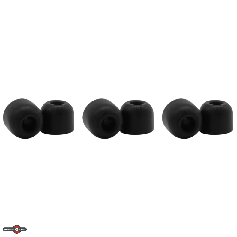 Shure EACYF1 - Skum sleeves Sort - 6 pack