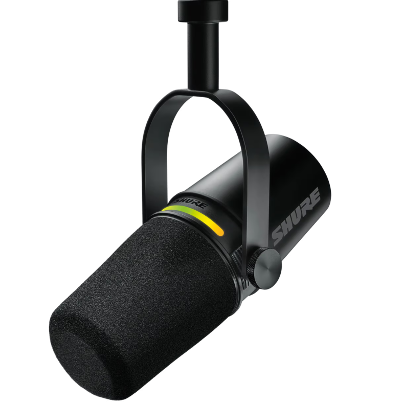 Shure MV7+ Podcast Mikrofon med USB og XLR udgang - Sort