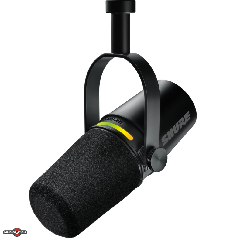 Shure MV7+ Podcast Mikrofon med USB og XLR udgang - Sort