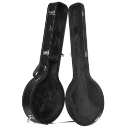 ABS Hardcase / Kuffert til 5 strenget Banjo - Sort