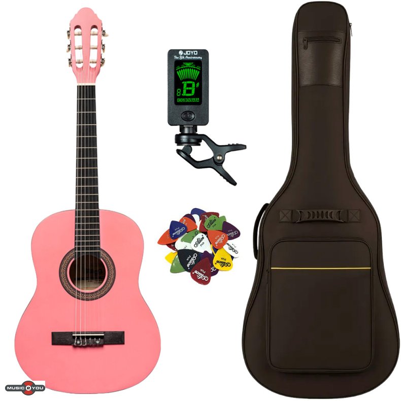 Stagg C430 M PK - 3/4 Spansk B�rne guitar Pakke  - Pink