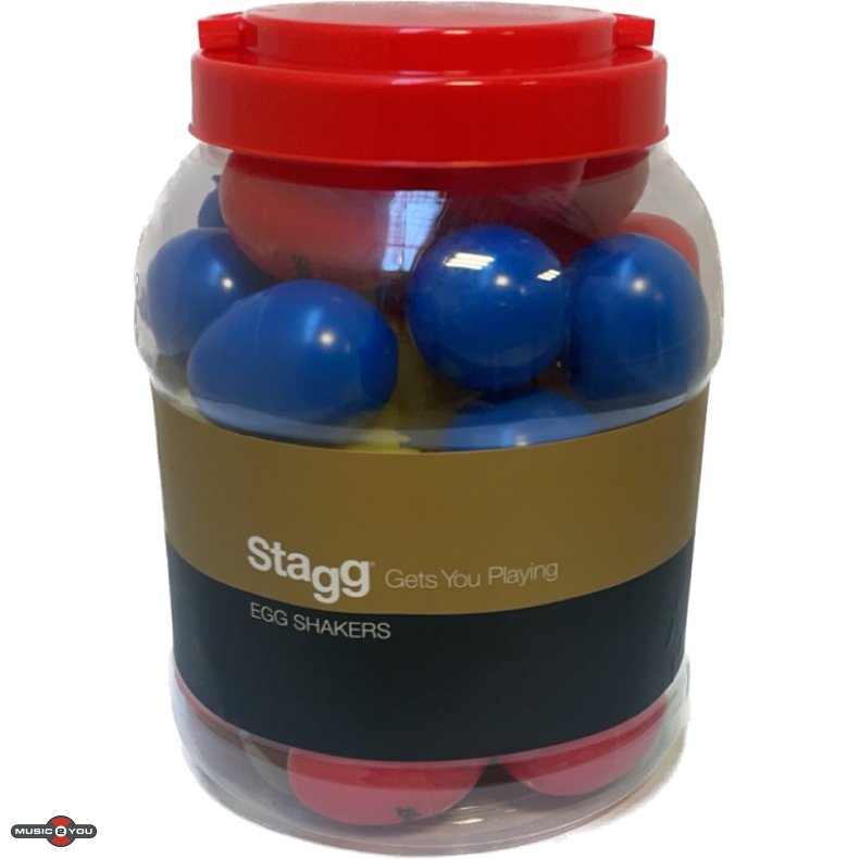 Stagg Rytmeg / Rasleg box med 40 stk. assorteret