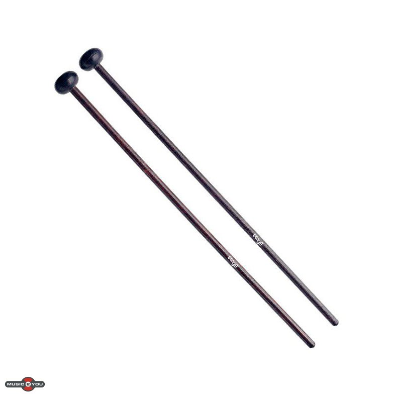 Stagg klokkespil k�ller gummihoved - Sort