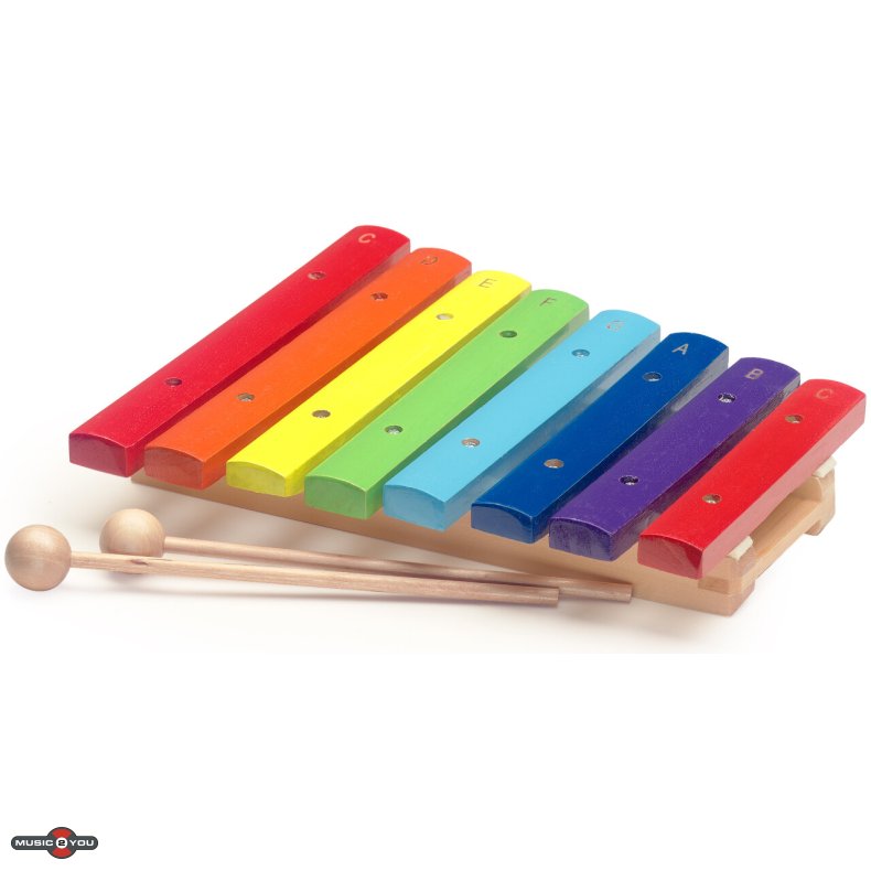 Stagg 8-Stavs Xylofon - Regnbue