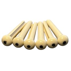 Standard Plast baron st. - Hvid m. sort prik.